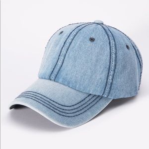 Trendy denim dad hat 🧢
